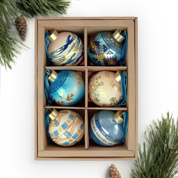 Ornament Box, Segmented Holiday Storage Box