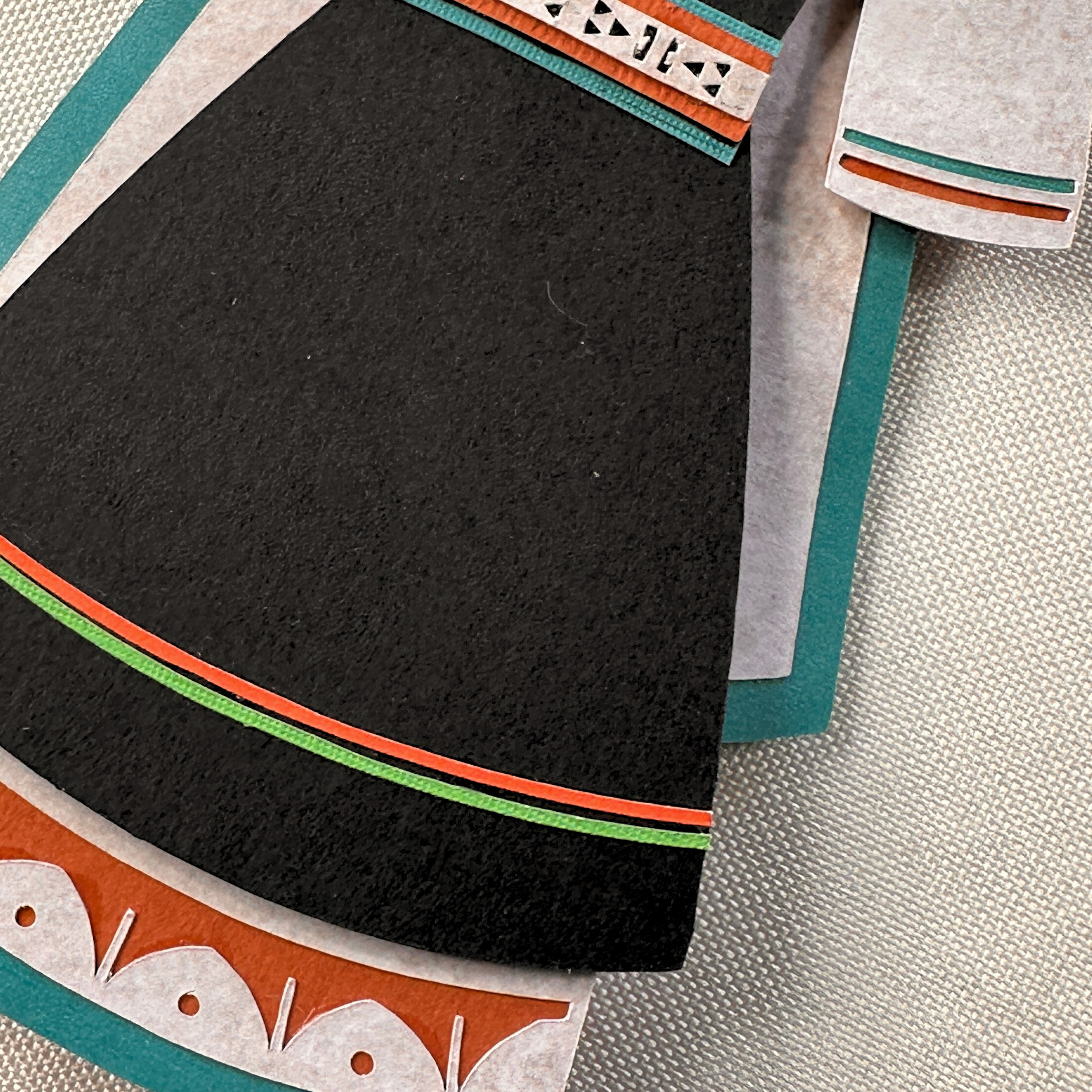 Tied to the Land - Layered Paper Shadow Box Art