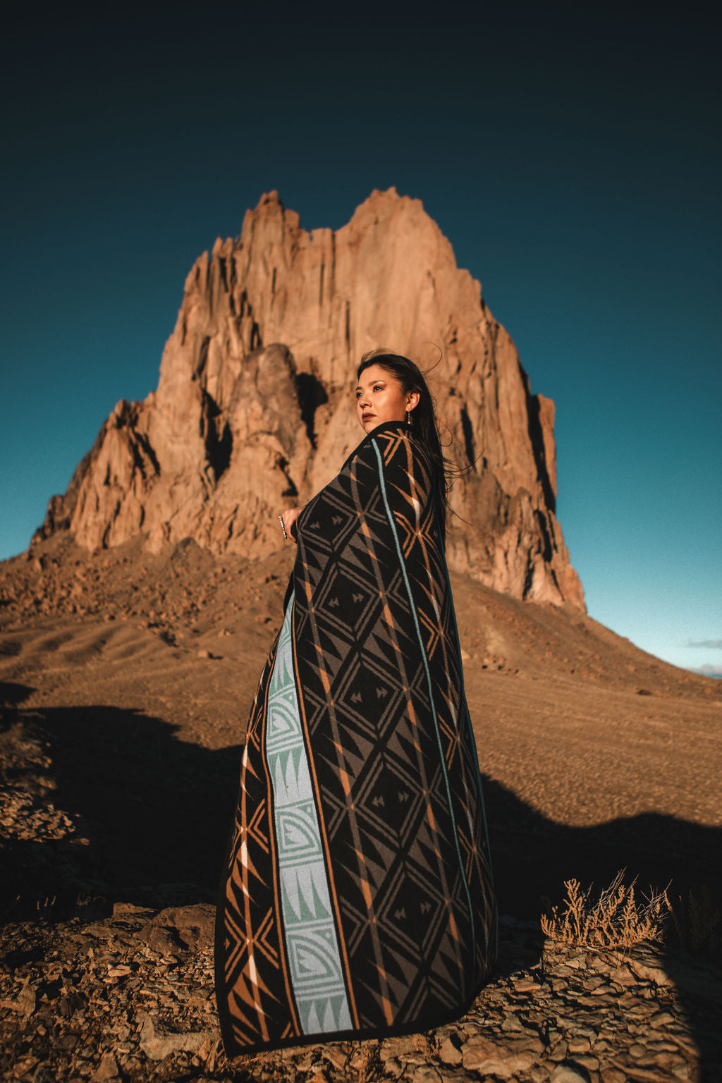 Desert Night Cotton Blend Blanket (King Size)